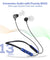 pTron Tangent Duo Bluetooth 5.2 Wireless in-Ear Earphones with Mic,Magnetic Earbuds (Black/Blue)