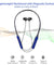 pTron Tangent Duo Bluetooth 5.2 Wireless in-Ear Earphones with Mic,Magnetic Earbuds (Black/Blue)
