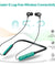 pTron Tangent Duo Bluetooth 5.2 Wireless in-Ear Earphones with Mic,Magnetic Earbuds (Black/Green)