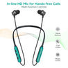 pTron Tangent Duo Bluetooth 5.2 Wireless in-Ear Earphones with Mic,Magnetic Earbuds (Black/Green)