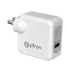 pTron Volta FC16 30W QC3.0 Smart USB Charger Compatible with OnePlus Nord CE/10Pro/N100/N10/9/9 Pro/8Pro/8/7T/7T, Made in India Fast Charging Adapter for All iOs/Type-C Devices (Adapter Only) White