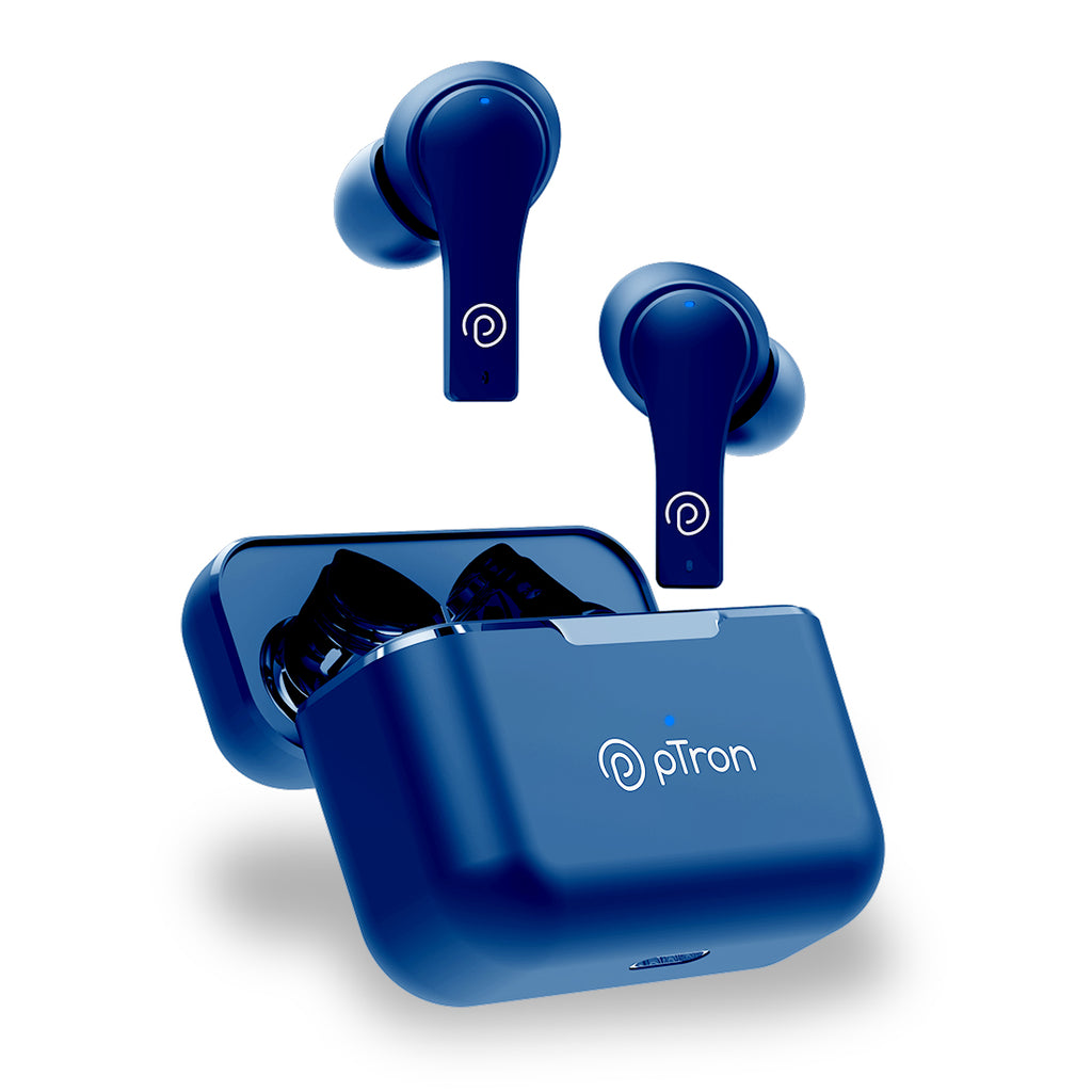 pTron Bassbuds Tango in-Ear TWS Earbuds, TruTalk AI-ENC Calls, Movie M ...