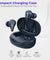 pTron Bassbuds Wave with TruTalk AI-ENC Calls, Movie/Music Modes, Deep Bass, BT5.3 Wireless Headphones, 40Hrs Combined Playtime, in-Ear TWS Earbuds, Touch Control, Type-C Fast Charging & IPX4 (Blue)