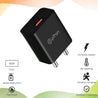 pTron Volta 12W Single Port USB Fast Charger, BIS Certified, Made in India Wall Charger Adapter, Universal Compatibility (Cable Not Included, Black)