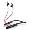 PTron Tangent Sports, BT5.2 Headphone, HD Mic, Dual Device Pairing, in-Ear Wireless Earphone (Black/Red)