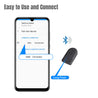 pTron Glam Extendable Selfie Stick with Bluetooth Remote & Tripod Stand, 75cm Extended Length, for 6.5 to 9.5cm Width Phones, Lightweight & Potable, Rotatable & Adjustable Bracket (Black)