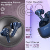 pTron Zenbuds Pro1 Max ANC Earbuds, 30dB Active Noise Cancellation, 80Hrs Playtime, Quad Mic ENC Calls, Deep Bass Drivers, BT5.3 In-Ear Wireless Headphones & Type-C Fast Charging (Blue)