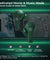 pTron Bassbuds Tango in-Ear TWS Earbuds, TruTalk AI-ENC Calls, Movie Mode, 40Hrs Playtime, Bluetooth 5.1 Headphone with HD Mics, Touch Control, IPX4 Water-Resistant & Type-C Fast Charging (Green)