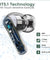 pTron Bassbuds Tango in-Ear TWS Earbuds, TruTalk AI-ENC Calls, Movie Mode, 40Hrs Playtime, Bluetooth 5.1 Headphone with HD Mics, Touch Control, IPX4 Water-Resistant & Type-C Fast Charging (Green)
