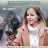 pTron Bassbuds Tango in-Ear TWS Earbuds, TruTalk AI-ENC Calls, Movie Mode, 40Hrs Playtime, Bluetooth 5.1 Headphone with HD Mics, Touch Control, IPX4 Water-Resistant & Type-C Fast Charging (Green)