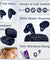 pTron Bassbuds B21 Truly Wireless TWS Earbuds with mic, Immersive Sound, Stereo Calls, 24Hrs Playtime, Lightweight BT5.2 Wireless Headphones, Touch Control, Voice Assist & IPX4 Water Resistant (Blue)