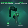 pTron Bassbuds Jade Truly Wireless Earbuds, 40ms Gaming Low Latency TWS, Stereo Calls, 40Hrs Playtime, Punchy Bass, in-Ear Bluetooth Headphones, Fast Type-C Charging & IPX4 Waterproof (Green)