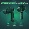 pTron Bassbuds Jade Truly Wireless Earbuds, 40ms Gaming Low Latency TWS, Stereo Calls, 40Hrs Playtime, Punchy Bass, in-Ear Bluetooth Headphones, Fast Type-C Charging & IPX4 Waterproof (Green)
