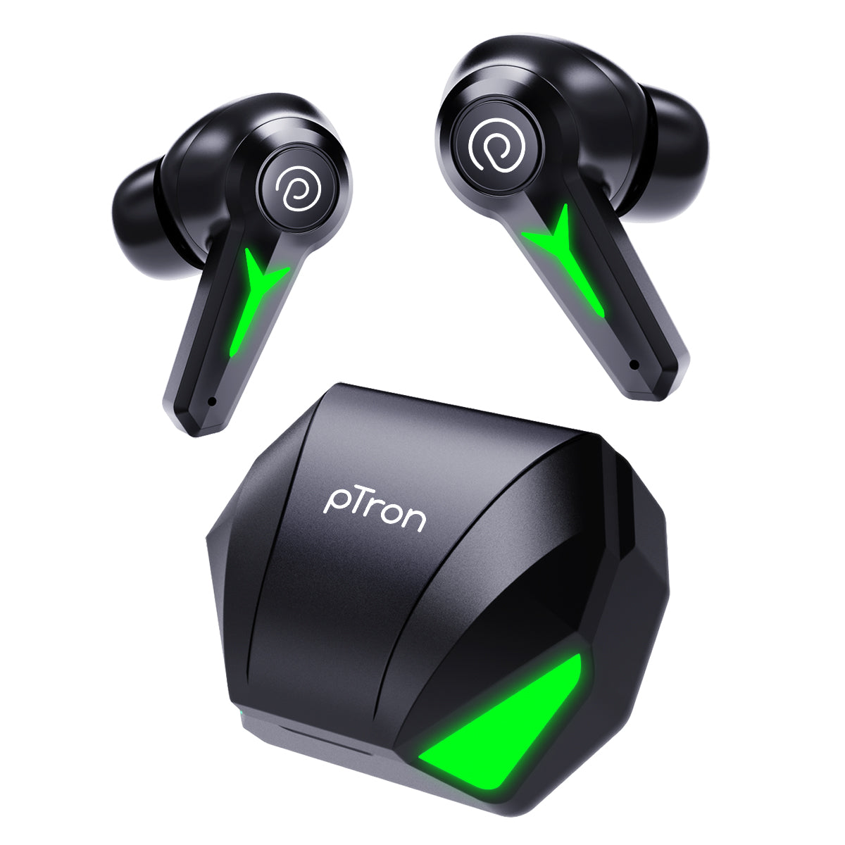 pTron Playbuds 2 Gaming TWS Earbuds (Black)