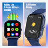 pTron Force X10S Smartwatch with Bluetooth Calling, 1.85" Full Touch Display, 600 NITS Brightness, HR, SpO2, Watch Faces, Voice Assistant, 5 days Battery Life & IP68 Waterproof (Blue)