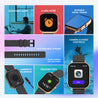 pTron Force X10S Smartwatch with Bluetooth Calling, 1.85" Full Touch Display, 600 NITS Brightness, HR, SpO2, Watch Faces, Voice Assistant, 5 days Battery Life & IP68 Waterproof (Gold)