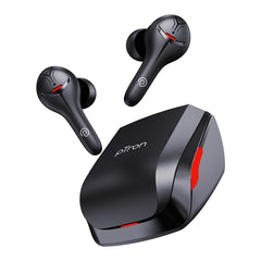 pTron PlayBuds 1 Pro in-Ear TWS Earbuds, Quad Mic Hybrid ENC Calls, 35ms Low Latency Gaming, 50Hrs Playtime, Bluetooth 5.3 Wireless Headphones with Mic, Type-C Fast Charging & IPX5 (Black Matt)