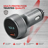 pTron Bullet Ultima 65W Car Charger (Grey)