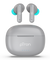 pTron Bassbuds Zen In-Ear TWS Earbuds with Quad ENC Mic, 50Hrs Playtime, Low Latency, Bluetooth 5.3 Wireless Headphones, Deep Bass, Touch Control, Type-C Fast Charging & IPX4 Water Resistant (Grey)