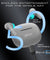 pTron Bassbuds Zen In-Ear TWS Earbuds with Quad ENC Mic, 50Hrs Playtime, Low Latency, Bluetooth 5.3 Wireless Headphones, Deep Bass, Touch Control, Type-C Fast Charging & IPX4 Water Resistant (Grey)