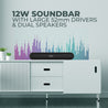 pTron Fusion Evo v3 BT Soundbar (Grey)