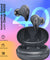 pTron Bassbuds Wave with TruTalk AI-ENC Calls, Movie/Music Modes, Deep Bass, BT5.3 Wireless Headphones, 40Hrs Combined Playtime, in-Ear TWS Earbuds, Touch Control, Type-C Fast Charging & IPX4 (Grey)