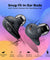 pTron Bassbuds Wave with TruTalk AI-ENC Calls, Movie/Music Modes, Deep Bass, BT5.3 Wireless Headphones, 40Hrs Combined Playtime, in-Ear TWS Earbuds, Touch Control, Type-C Fast Charging & IPX4 (Grey)