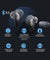 pTron Bassbuds Wave with TruTalk AI-ENC Calls, Movie/Music Modes, Deep Bass, BT5.3 Wireless Headphones, 40Hrs Combined Playtime, in-Ear TWS Earbuds, Touch Control, Type-C Fast Charging & IPX4 (Grey)