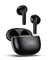 pTron Bassbuds Perl in-Ear TWS Earbuds, TruTalk AI-ENC Calls, Immersive Sound, 28H Playtime, Music/Game Modes, Bluetooth 5.3 Wireless Headphones, Pinch Touch Control, Type-C Fast Charge (Black)