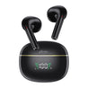 pTron Bassbuds Perl in-Ear TWS Earbuds, TruTalk AI-ENC Calls, Immersive Sound, 28H Playtime, Music/Game Modes, Bluetooth 5.3 Wireless Headphones, Pinch Touch Control, Type-C Fast Charge (Black)