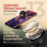 pTron Zenbuds Evo TWS Earbuds, AI-TruTalk Enc Calls, 45Ms Movie/Music Modes, Deep Bass, 32Hrs Playtime, Bluetooth 5.3 Headphones, IPX5 Water Resistant & Type-C Fast Charging (Black)
