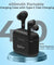 pTron Bassbuds Tango In-Ear TWS Earbuds, TruTalk AI-ENC Calls, Movie Mode, 40Hrs Playtime, Bluetooth 5.1 Headphone with HD Mics, Touch Control, IPX4 Water-Resistant & Type-C Fast Charging (Bold Black)