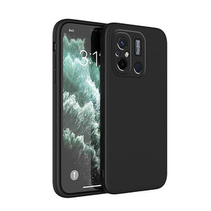 pTron Back Cover Case for Redmi 12C, Stylish Matt Finish, Shockproof Back Case, Perfect Cut-Outs & Perfect-Fit (Black)