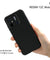 pTron Back Cover Case for Redmi 12C, Stylish Matt Finish, Shockproof Back Case, Perfect Cut-Outs & Perfect-Fit (Black)