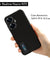 pTron Back Cover Case for Realme Narzo N55, Stylish Matt Finish, Shockproof Back Case, Perfect Cut-Outs & Perfect-Fit (Black)