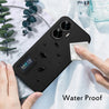 pTron Back Cover Case for Realme Narzo N55, Stylish Matt Finish, Shockproof Back Case, Perfect Cut-Outs & Perfect-Fit (Black)
