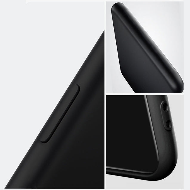 pTron Back Cover Case for Realme Narzo N55, Stylish Matt Finish, Shockproof Back Case, Perfect Cut-Outs & Perfect-Fit (Black)