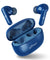 pTron Bassbuds Zen In-Ear TWS Earbuds with Quad Mic TruTalk ENC Calls, 50Hrs Playtime, Bluetooth 5.3 Headphone with Mic, Deep Bass, Game/Music Modes, Touch Control, Type-C Fast Charging & IPX4 (Blue)