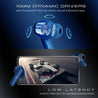 pTron Bassbuds Zen In-Ear TWS Earbuds with Quad Mic TruTalk ENC Calls, 50Hrs Playtime, Bluetooth 5.3 Headphone with Mic, Deep Bass, Game/Music Modes, Touch Control, Type-C Fast Charging & IPX4 (Blue)