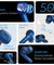 pTron Bassbuds Zen In-Ear TWS Earbuds with Quad Mic TruTalk ENC Calls, 50Hrs Playtime, Bluetooth 5.3 Headphone with Mic, Deep Bass, Game/Music Modes, Touch Control, Type-C Fast Charging & IPX4 (Blue)