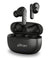 pTron Bassbuds Zen In-Ear TWS Earbuds with Quad Mic TruTalk ENC Calls, 50Hrs Playtime, Bluetooth 5.3 Headphone with Mic, Deep Bass, Game/Music Modes, Touch Control, Type-C Fast Charging & IPX4 (Black)