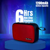 pTron Musicbot Lite 5W Mini Bluetooth Speaker with 6Hrs Playtime, Immersive Sound, 40mm Driver, Bluetooth 5.1 with Strong Connectivity, Portable Design, Integrated Music & Call Control (Burgundy)