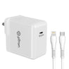 pTron Volta Zip 20W PD Fast Charger for iPhone 14/14 Plus/14 Pro/14 Pro Max,iPhone 13/13 Pro/13 Pro Max/13 Mini,12/12 Mini/12 Pro Max,iPhone 11 Series with PD3.0, Type-C 20W Adapter with Cable (White)