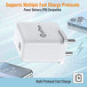 pTron Volta Zip 20W PD Fast Charger for iPhone 14/14 Plus/14 Pro/14 Pro Max,iPhone 13/13 Pro/13 Pro Max/13 Mini,12/12 Mini/12 Pro Max,iPhone 11 Series with PD3.0, Type-C 20W Adapter with Cable (White)