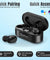 pTron Bassbuds Plus in-Ear TWS Earbuds with HD Mic, Bluetooth 5.0 Headphones, Stereo Sound, Clear Calls, 28Hrs Playback Time, Voice Assistant, IPX4 Water Resistant & Fast Charging (Pearl Black)