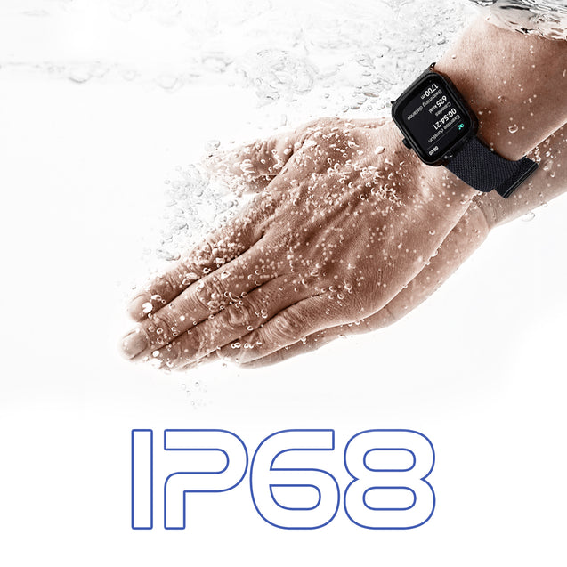 pTron Reflect Ace Smartwatch, Bluetooth Calling, 1.85" Touch Display, 600 NITS Bright, Metal Strap, 120+Sports Mode, High-Speed Realtek Processor, DaFit App & 7days Battery Life (Black)