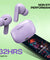 pTron Bassbuds Joy in-Ear Wireless Earbuds, Immersive Sound, 32Hrs Playtime, Clear Calls TWS Earbuds, Bluetooth V5.1 Headphone, Type-C Fast Charging, Voice Assist & IPX4 Water Resistant (Light Lilac)