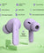 pTron Bassbuds Joy in-Ear Wireless Earbuds, Immersive Sound, 32Hrs Playtime, Clear Calls TWS Earbuds, Bluetooth V5.1 Headphone, Type-C Fast Charging, Voice Assist & IPX4 Water Resistant (Light Lilac)