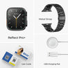 pTron Reflect Pro Plus Smartwatch, Bluetooth Calling, 2.01" Full Touch Display, Full Metal Body, 600 NITS, Digital Crown,100+ Watch Faces,HR,SpO2,Voice Assist, 5 Days Battery Life (Black)