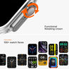 pTron Reflect Pro Plus Smartwatch, Bluetooth Calling, 2.01" Full Touch Display, Full Metal Body, 600 NITS, Digital Crown,100+ Watch Faces,HR,SpO2,Voice Assist, 5 Days Battery Life (Silver)